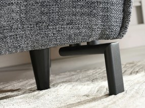 Pohovka dvojsedačka Medio (sivá + čierna). Akcia -20%. Vlastná spoľahlivá doprava až k Vám domov. 1136914