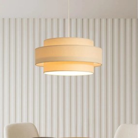 BRILAGI - Závesné svietidlo na lanku RESNA 1xE27/60W/230V priemer 40 cm béžové