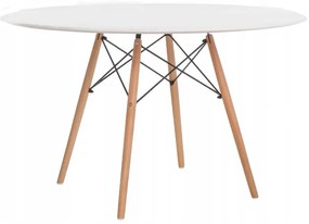 Bestent Jedálenský stôl 100cm Anello White