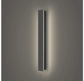 Brilagi - LED vonkajšie nástenné svietidlo LINEAR LED/12W/230V 4000K IP65 antracit