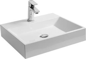 Ravak Natural umývadlo 50x45 cm otvor pre batériu, bez prepadu NATURUM0500