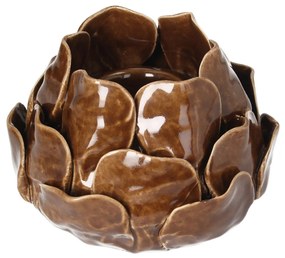 Svietnik Petalia dark brown 10 cm