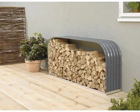 Prístrešok na drevo Vitavia Ardor 401 210x40x100 cm plechový granit