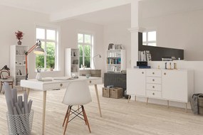 AKCIA Biela výklopná skrinka na topánky PRIMO II. akosť