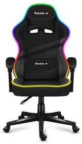 Herné kreslo Fusion 4.4 (čierna + viacfarebná) (s LED osvetlením). Akcia -20%. Vlastná spoľahlivá doprava až k Vám domov. 1087472