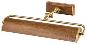 Elstead WINCHFIELD-PLM-AB-OAK - Obrazové svietidlo WINCHFIELD 2xE14/40W/230V dub