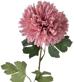Dekorácia umelý kvet s tmavo ružovým kvetom - 10*10*54 cm