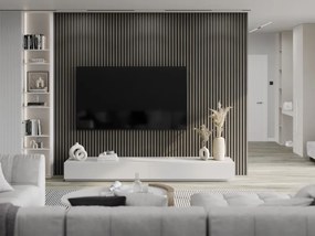 Mexen Lam-B, akustické stenové lamely 275 × 30 cm, HDF doska 4 mm, technická dyha, dub ónyxový, S100-275307-3015-010