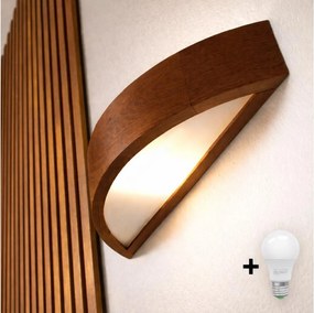 Brilagi - LED nástenné svietidlo CARVALHO 1xE27/15W/230V dub čerešňa