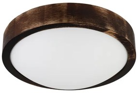 Brilagi - LED stropné svietidlo CARVALHO SLIM SMOKEY LED/20W/230V dub pr. 27,5 cm