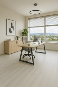 PVC podlaha - lino Livitex 2622, na mieru, šíře 3m,4m,5m, šedá, filc, chodba / predsieň, Beaulieu International Group