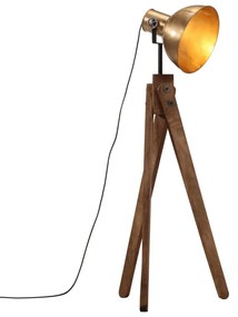 Podlahová lampa 25 W starožitná mosadzná 45x45x120 cm E27 371915