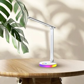 LED RGBW Stolná lampa BRUNO LED/5W/5V 3000/4500/6000K biela