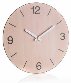 Nástenné hodiny Wood, pr. 31 cm