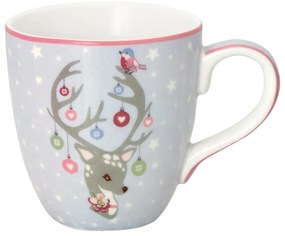 Modrý detský kameninový hrnček Green Gate Dina, 200 ml