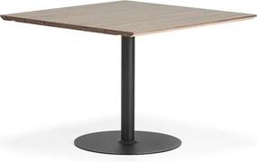 Stôl METRIC, stredná sekcia, 1000X1000x720 mm, čierna/orech