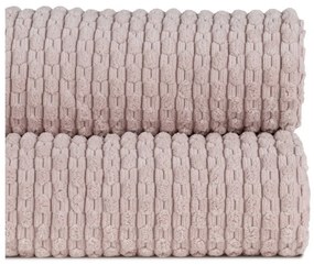 Ružový prešívaný pléd 230x260 cm – Ixia