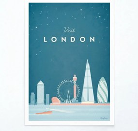 Plagát Travelposter London, 30 x 40 cm