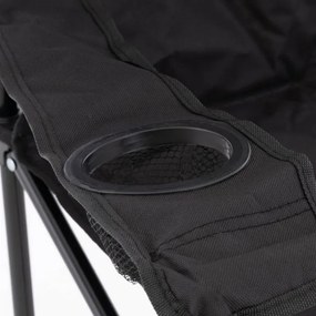 Sada 2 ks skladacích stoličiek - čierne