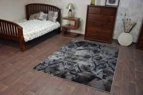 Kusový koberec VOGUE 093 čierny / hnedý