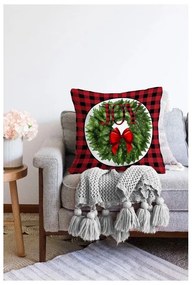 Obliečka na vankúš s vianočným motívom 43x43 cm – Mila Home