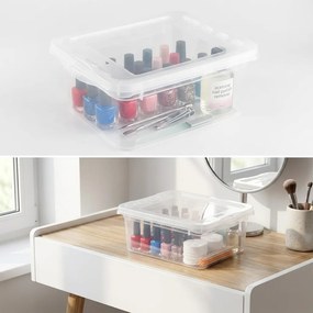 Keeeper Úložný box s vekom (má 2 funkcie) BEA Clearbox 1,7L, 19,5 x 16,5 x 8,5 cm
