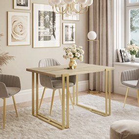 Jedálensky rozkladací stôl KALEN dub sonoma Rozmer stola: 140/240x80cm