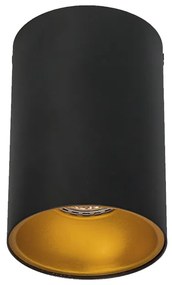 Bodové svetlo čierne so zlatom - Deep