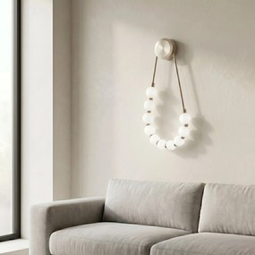 Toolight Toolight, LED nástenné svietidlo, 8W, 4000K, 1000lm, G027-CP, zlatá, OSW-06379