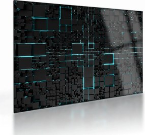 Sklenený obraz - Technologické rozhranie (70x50 cm)