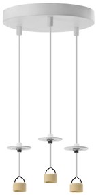 Lucas Base 3R Pendant Gu10 biele