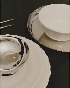 Servírovacie misky v súprave 2 ks z nehrdzavejúcej ocele v striebornej farbe Nirela – Kave Home