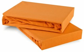 Plachta posteľná oranžová Superstretch EMI, Plachta 90x200
