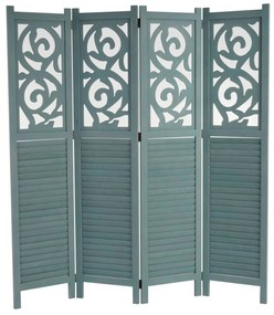Paraván Shabby vintage Istambul - 170 x 160 cm - Zelená