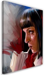 Gario Obraz na plátne Pulp Fiction, Uma Thurman - Dmitry Belov Rozmery: 40 x 60 cm