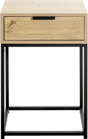 Odkladací/nočný stolík so zásuvkou Malmö, dub