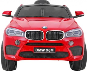 Ramiz Detské elektrické autíčko BMW X6M lakované - červené SUV + diaľkové ovládanie