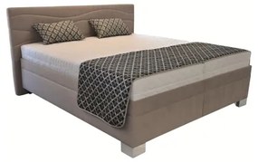 Čalúnená posteľ s matracom WINDSOR 180x200 cm béžová