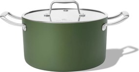 Elmich Nepriľnavý keramický hrniec Vital Ø 20 cm (2.5L) - olivovozelená (OUTLET)