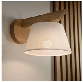 Brilagi - LED  Nástenné svietidlo ANTHONY 1xE14/40W/230V dub/biela BG1427