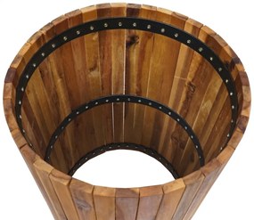 Kvetináč HWC-L24, 50x34cm, akáciové drevo - hnedá