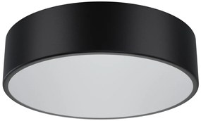 TEMAR Prisadené stropné LED osvetlenie LED CLEO, 24W, denná biela, 30cm, okrúhle, čierne