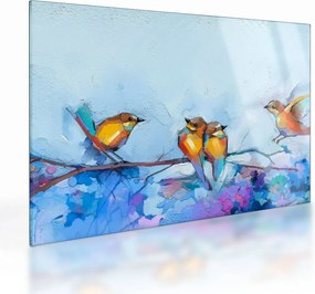 Sklenený obraz - Prebudenie prírody (70x50 cm)