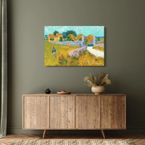 Obraz - Vincent van Gogh, Farmhouse in Provence, reprodukcia (90x60 cm)
