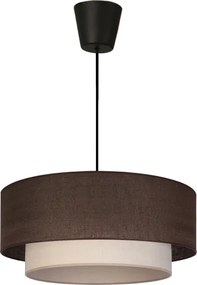 Brilagi - LED Luster na lanku BOHO ECO 1xE27/10W/230V pr. 40 cm hnedá/krémová