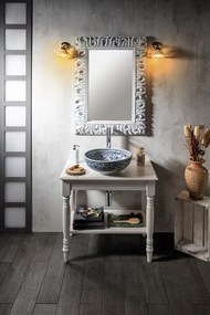 Sapho Sapho, CIMBURA umývadlový stolík 80x50x75cm, starobiela, CIM850