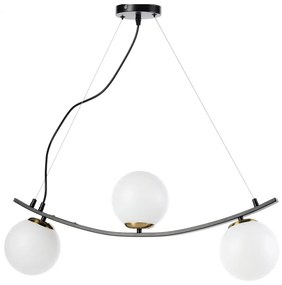 ONLI - Luster na lanku TRIO 3xE14/6W/230V čierna