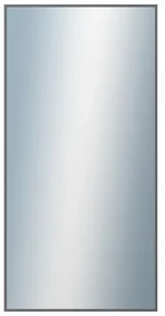 DANTIK - Zrkadlo v rámu, rozmer s rámom 60x120 cm z lišty Hliník platina (7003019)