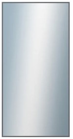 DANTIK - Zrkadlo v rámu, rozmer s rámom 60x120 cm z lišty Hliník platina (7003019)