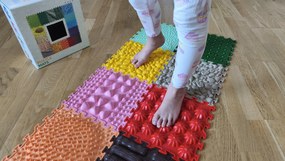 OrtoNature Masážne ortopedické podložky súprava 8 ks - mix II